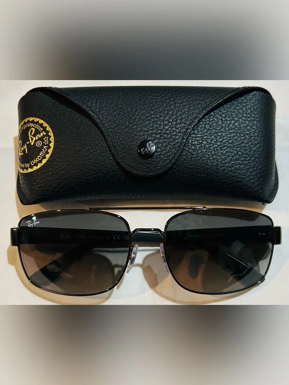 Men's Ray-Ban RB3687 61 mm Gradient Pillow Sunglasses & Case